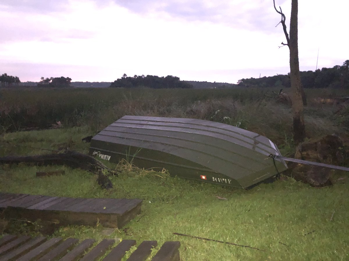 Took these damage pics from the EF-0 tornado in northern St. Johns county tonight. #FirstAlertWX <a href="/ActionNewsJax/">ActionNewsJax</a> <a href="/WOKVNews/">WOKV News</a>