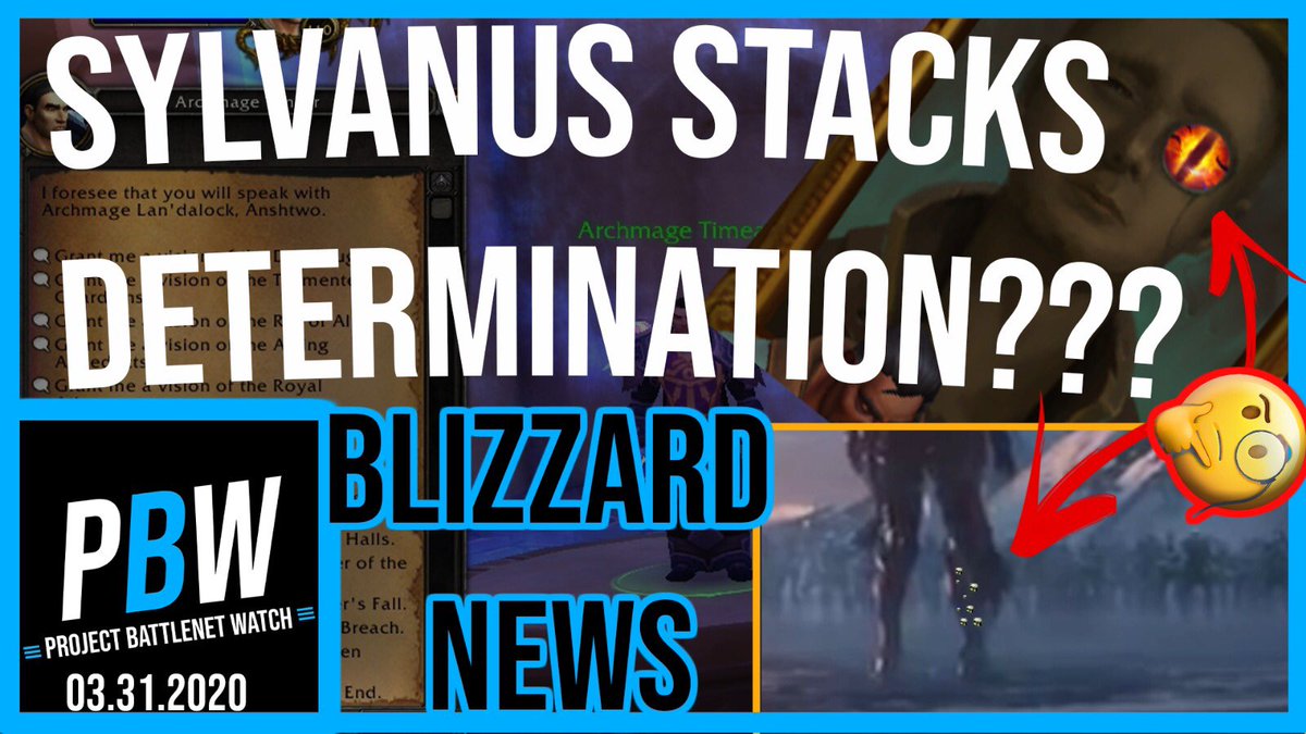 battlenetwatch's tweet image. Your official #Warcraft patch day news show is up! Check out the latest #Blizzard News in our recent YouTube video/podcast we discuss Legacy Legion loot in #WorldofWarcraft, Sylvanus #shadowlands expansion, #WoWClassic TBC expansion, #Overwatch PvE+more
youtu.be/iYZBxCBF69U