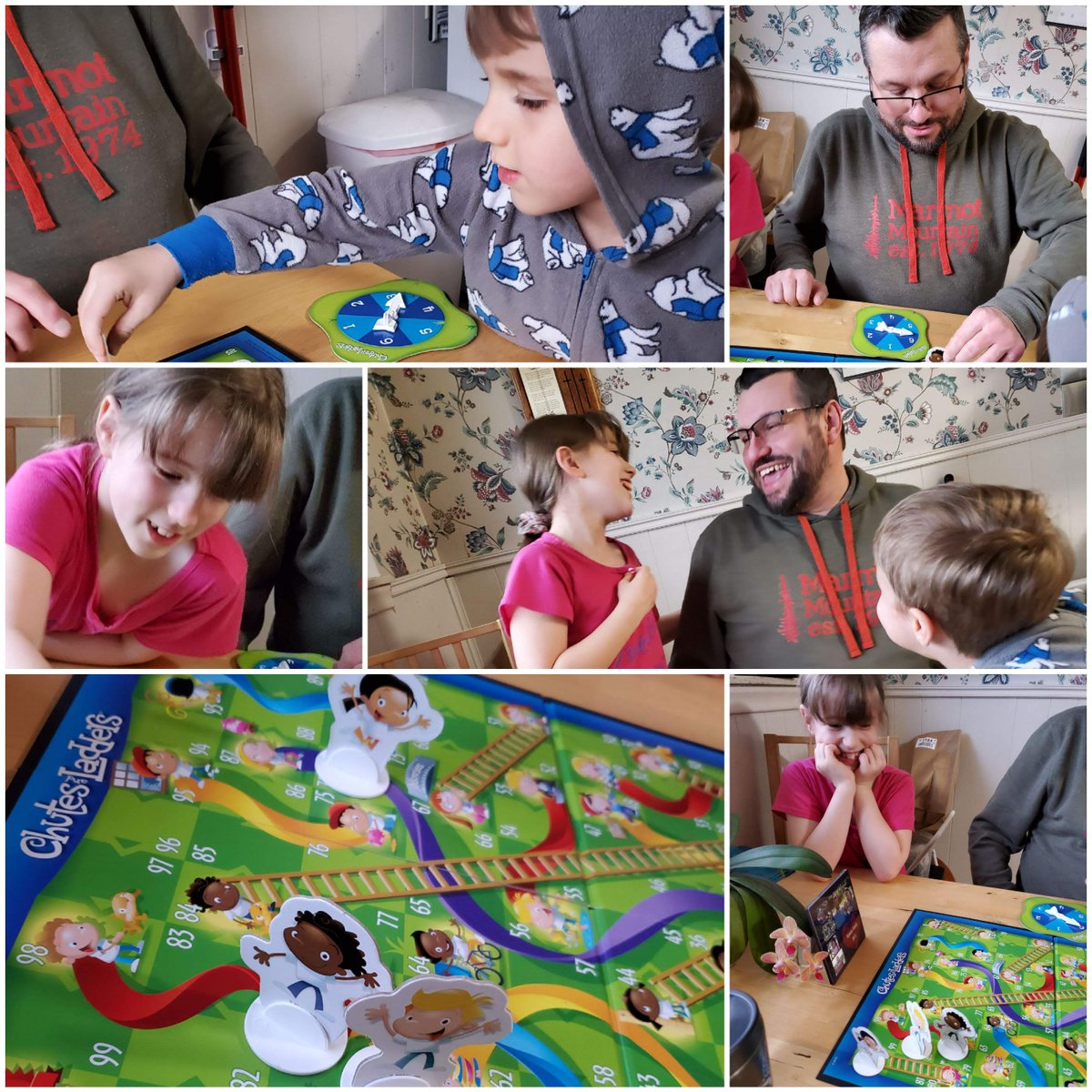 kemnerstry's tweet photo. The Kemners aren't quite ready for Tik Tok...or maybe Tik Tok isn't ready for us. Either way, we opted for Abigail's class activity. Both games were won by the person who started out in last place. Candy Land was my victory. Abigail won Chutes &amp; Ladders.
#myLSPS, @Rodgersrockets https://t.co/PssCTNQcSV