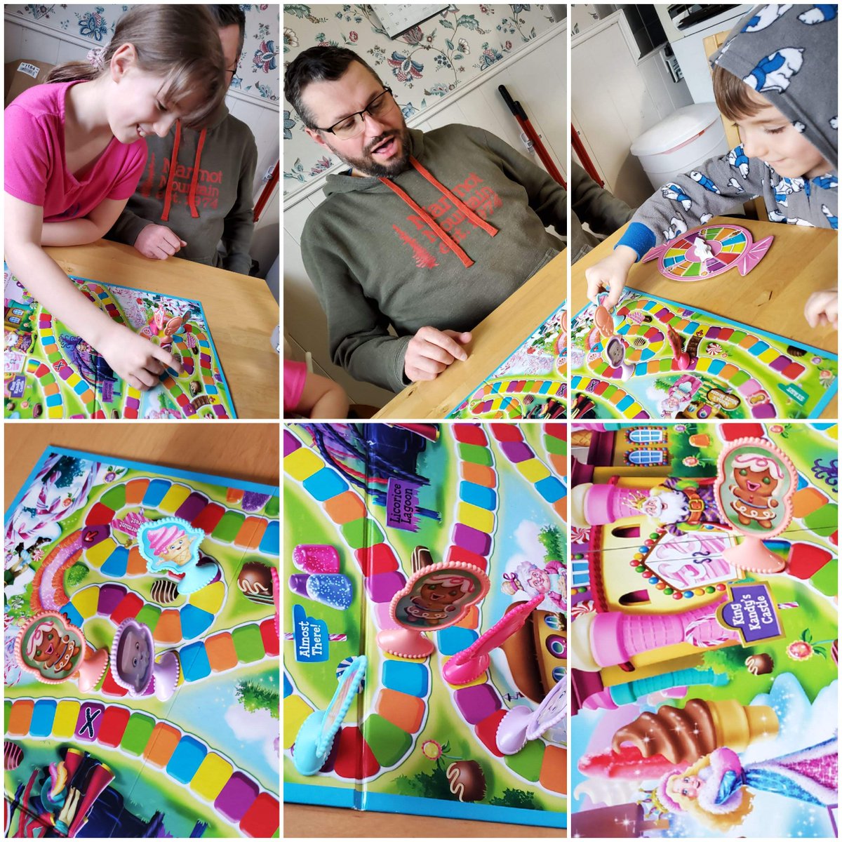 kemnerstry's tweet photo. The Kemners aren't quite ready for Tik Tok...or maybe Tik Tok isn't ready for us. Either way, we opted for Abigail's class activity. Both games were won by the person who started out in last place. Candy Land was my victory. Abigail won Chutes &amp; Ladders.
#myLSPS, @Rodgersrockets https://t.co/PssCTNQcSV