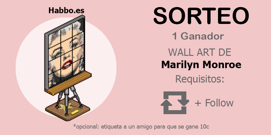 🎨SORTEO PÓSTER WALL ART 🎨

Lo prometido es deuda!

1 Ganador:

+ Póster de Marilyn Monroe

⚠️REQUISITOS ⚠️

🔁Retweet
➡️Follow

*Opcional: Etiqueta a un amigo para que se gane 10c

Termina el 3/04/20 a las 9:00pm (GMT-6)