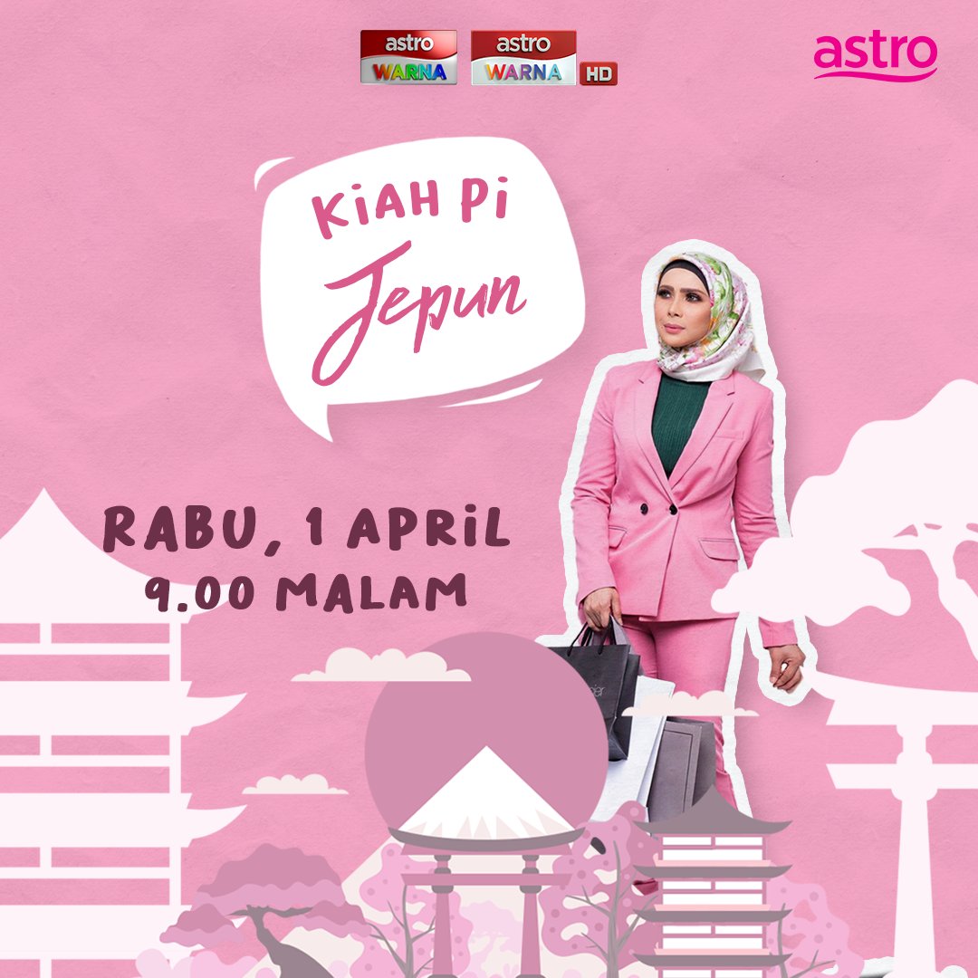 Astro_Gempak's tweet photo. Wah ke Jepun pulak #cikkiah kita kali ni! Agaknya apa lah yang Cik Kiah buat kat sana ek? Jangan tak tengok MALAM INI jam 9 Malam hanya di Astro Ria & Ria HD okey! https://t.co/vc0hAuRYMw