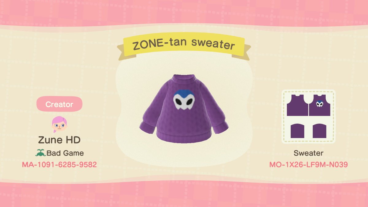 All yours: <a href="/zone_tan/">ZONE-tan</a>'s sweater #AnimalCrossing #ACNH #NintendoSwitch