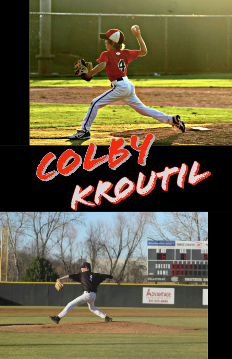 CHHS_baseballs's tweet photo. #4 Colby Kroutil
@colby_k4 

College- Undecided
Major- Undecided
Favorite Place to Eat- Taco Bueno
Favorite Teacher- Ms. Simms
Fun Fact- Colby's met and had pictures taken with 3 heisman trophy winners. https://t.co/jsRKMTcJIa