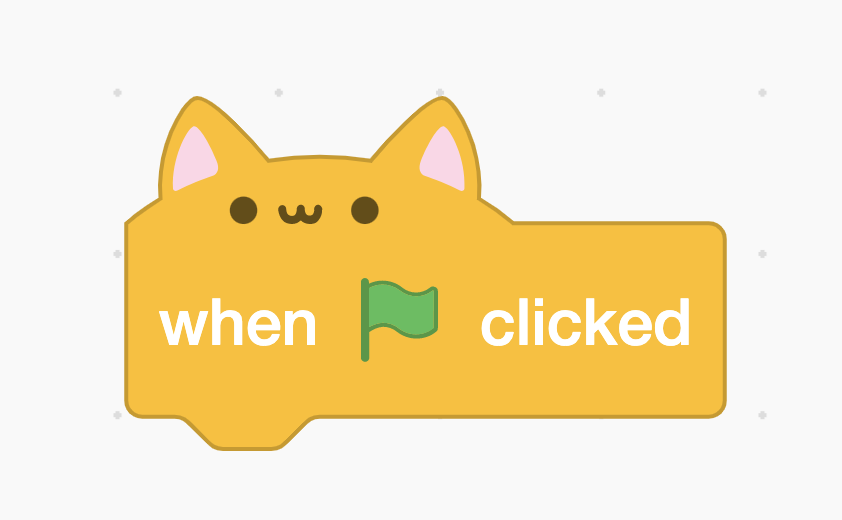 KristyManuel's tweet photo. OMG! These "cat" blocks (as opposed to "hat" blocks) are ADORABLE! Thanks #Scratch for distracting me AND all my code students today!! @CreateLearnSTEM  ...point to their ears and they move! https://t.co/Az0hkANBNP