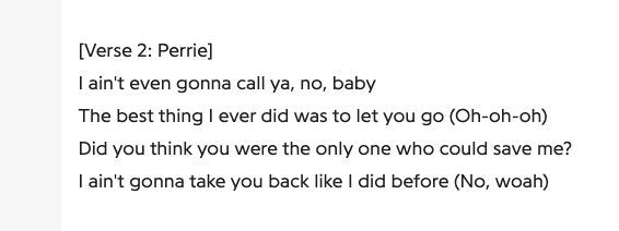 This one's iincheresting. "I ain't even gonna call ya, no, baby" Remember Cowbell called the girls in the middle of the night, early in radio PR for LM5 era? Turns out this call was linked to their split w Psycho. Sorry, they don't need to be on calls anymore   #LMBreakUpSong  