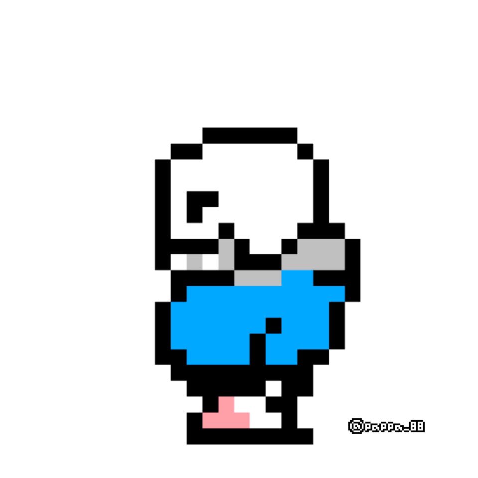 パッパ 元マツオユキ Auf Twitter ファイナルファンタジー風サンズくん Undertale サンズ Ff ドット絵 Pixelart