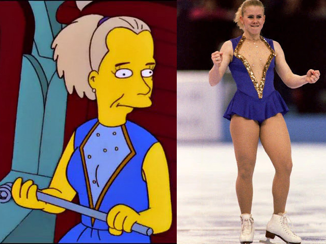 Uživatel Data Simpsons na Twitteru: „Tanya Harding es la patinadora Tonya  Harding quien estuvo involucrada junto a su ex esposo en el ataque a la  patinadora Nancy Kerrigan (hecho también parodiado en
