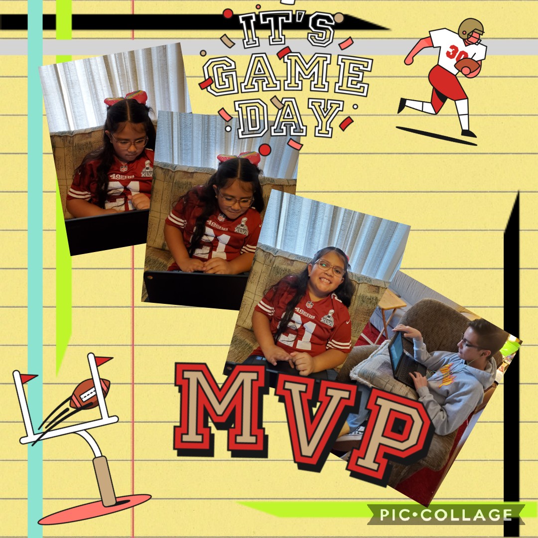 venesslioness's tweet photo. #CHSKeepingConnected #LionPride #ForeverFaithful #49ers and #GreenBayPackers fans! @ClintHSLions @ClintISD 🦁💙 @49ers 🏈🥇 @GreenbaypackNFL 🧀 #StayHomeSaveLives #COVIDー19 HS Spirit Week https://t.co/FDbhUKLvwA