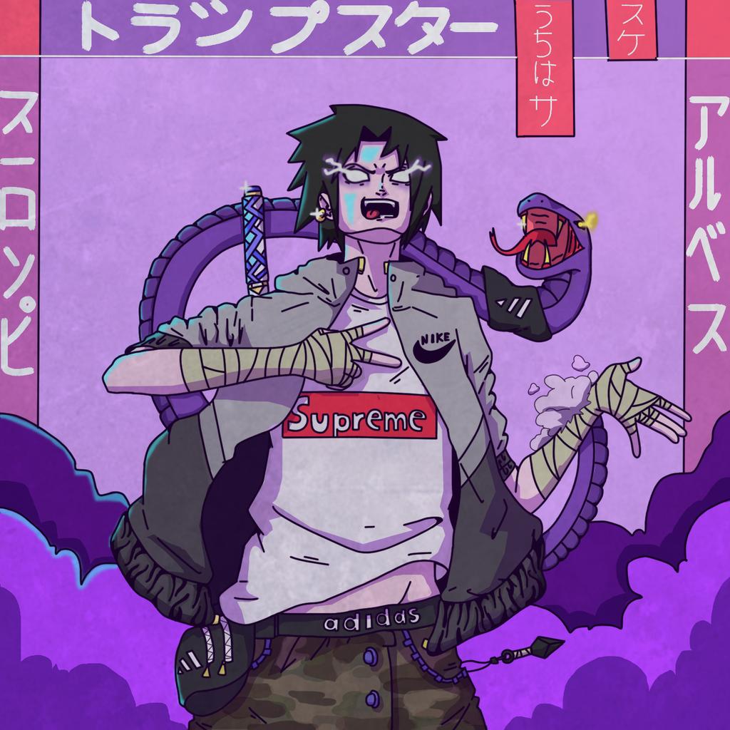 Māron on Twitter "Sasuke Trapstar…
