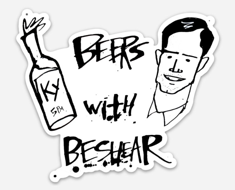 Stickers coming soon. Proceeds will go to the team Kentucky fund. #teamkentucky #TogetherKy #beerswithbeshear #andybeshear