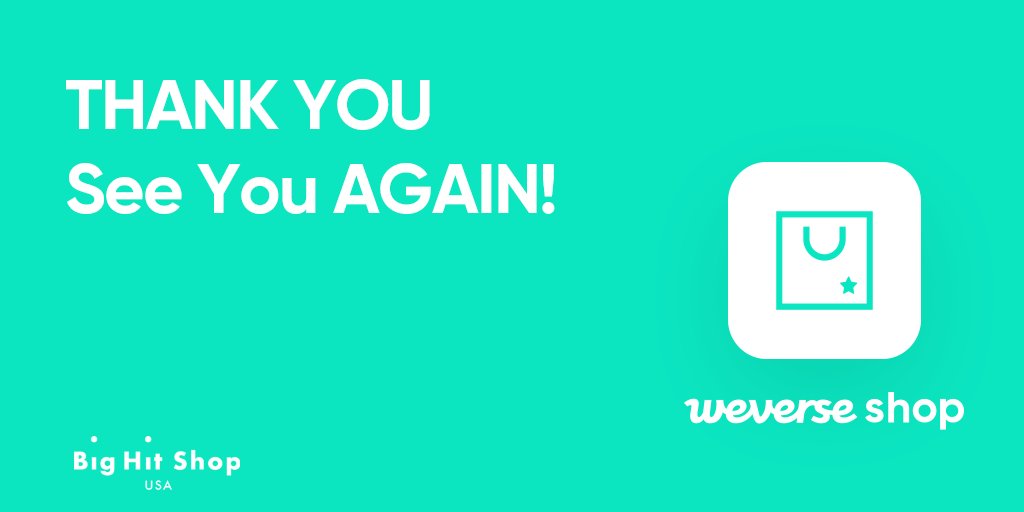 Big Hit official shop tweet media