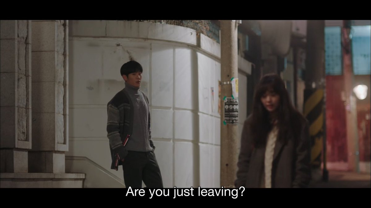 And then Ha-won's protective Oppa side started to show towards Seo-woo. I am all for her staying FOREVER. #APieceOfYourMind  #ChaeSooBin  #JungHaeIn