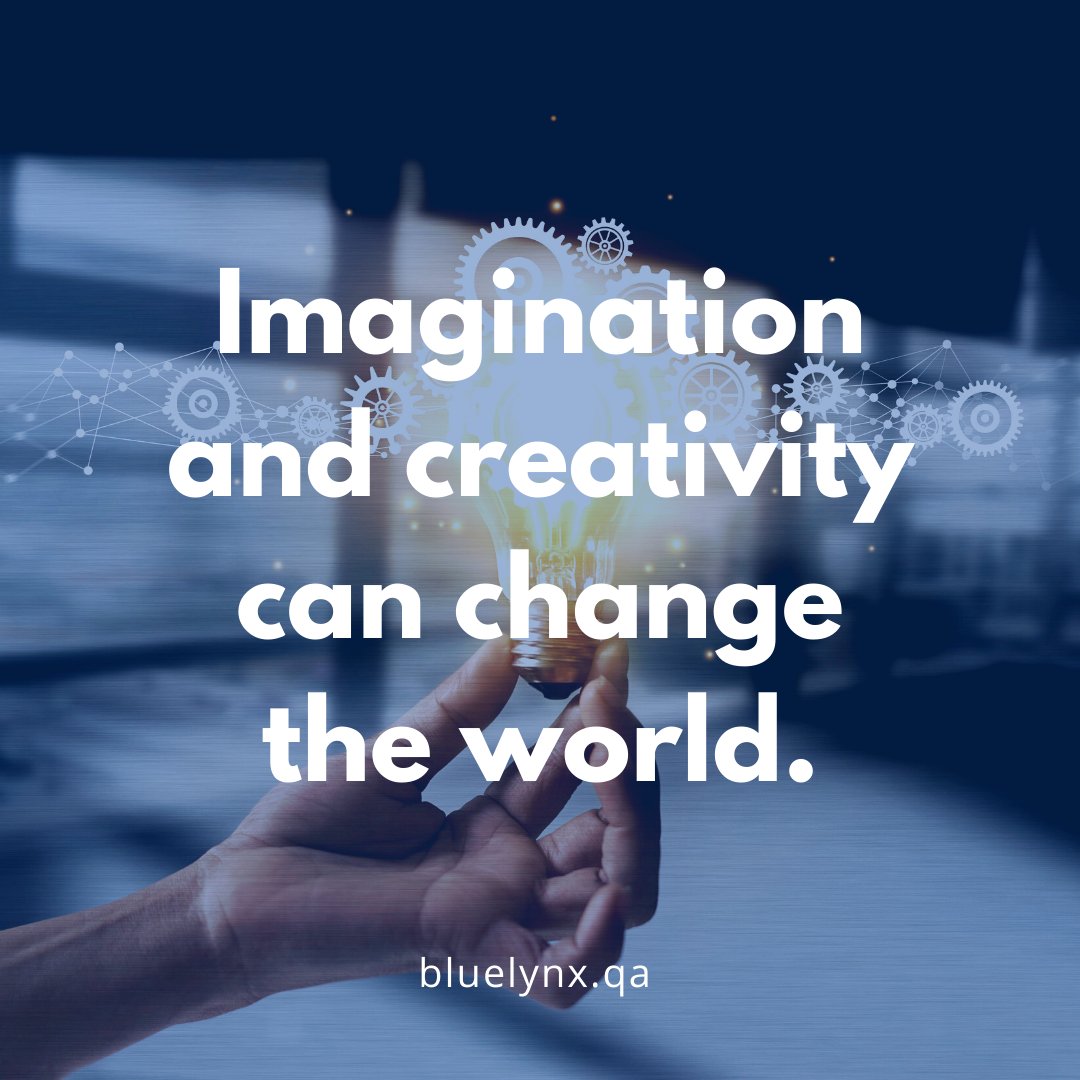 BlueLynxQa's tweet photo. Creativity is putting your imagination to work, and it's produced the most extraordinary results in human culture. #creativity #Innovation #quotes https://t.co/iyYV09VUii