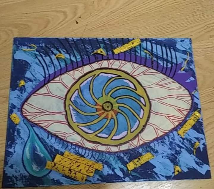 Medicalweedart's tweet photo. #allseeingeye #abstractart #weedart #weed #420friendly #medicalmarijuana #recycledplastic #potheadsociety #420art #weedporn #weedlife https://t.co/H2g0z6yR4e