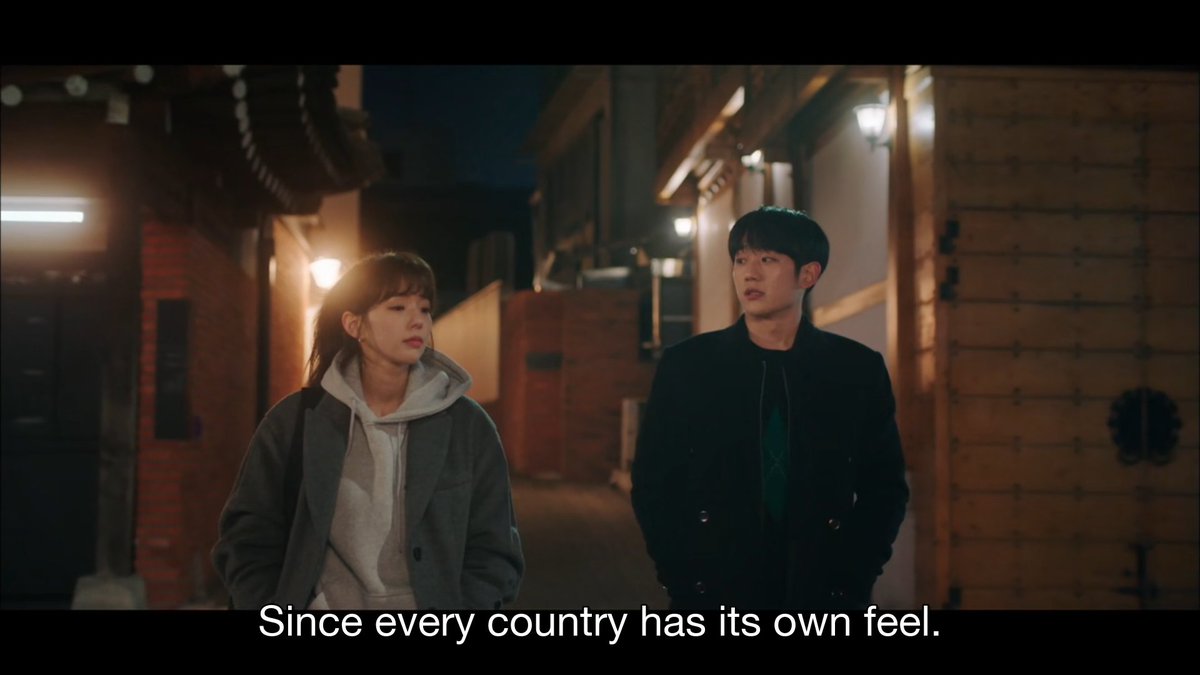 He was there, at her hometown, a day before her parents passed away. And he saw them working in the yard while listening to classical music. I think it helps Seo-woo a lot to remember them that way instead of focusing on how they died.  #APieceOfYourMind  #JungHaeIn  #ChaeSooBin