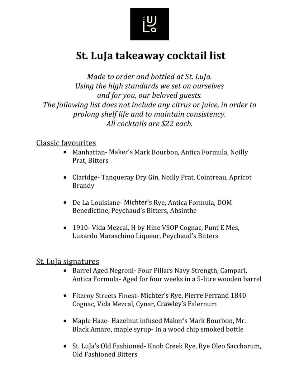 Itching for a cocktail? The boys at St.LuJa have your back!!
