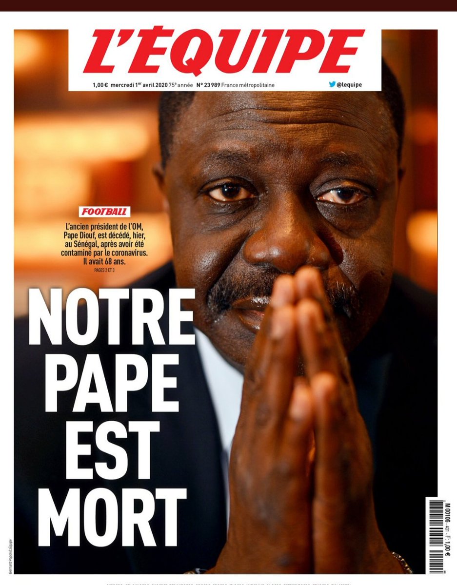 najetrami's tweet photo. Ce n'était donc pas qu'un mauvais cauchemar 😪😪😪 #PapeDiouf https://t.co/BaeswYb2UD