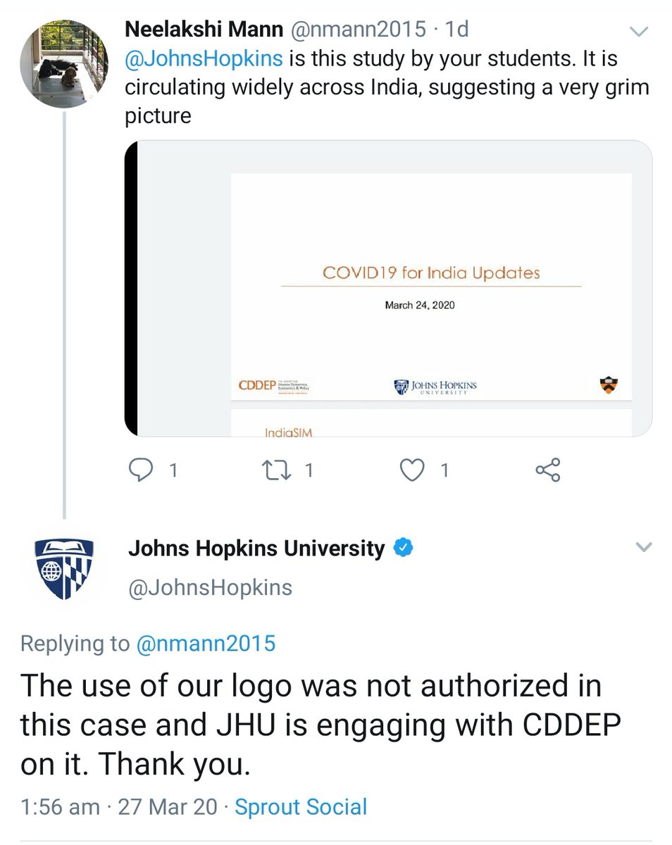 NDTV said India will hv 25 crore Corona cases. John Hopkins University said the report in their name is fake. NDTV deleted it after outrage.Wasn't the intention behind it was creating panic among Indians?If Govt takes action, Liberals will cry attack on Media.