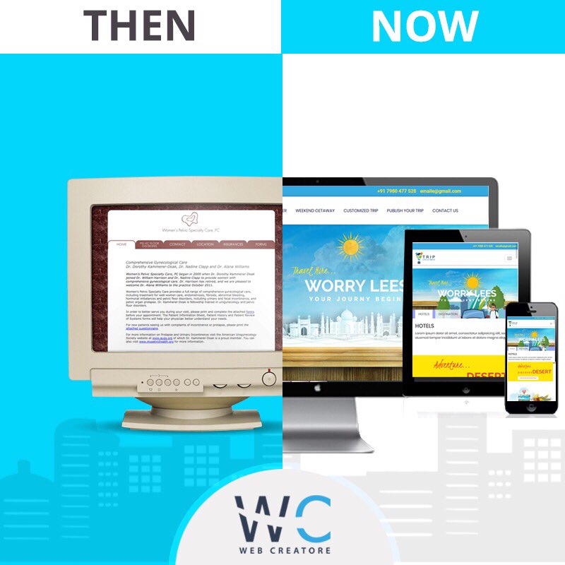 Web_Creatore's tweet photo. Following the trend of #thenandnow in the #socialmedia that are going viral let’s take you back to our childhood days where #technology meant big computers and responsiveness was not a big concern. So many things have changed and technology has a whole new definition now. https://t.co/PrOkfYVslL