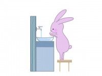 Uzivatel 素材ラボ Na Twitteru 新作イラスト 手洗いをするウサギのイラスト 高画質版dlはこちら T Co Pktor3isoz 投稿者 Rinnさん たくさんあるイラストの中からみつけていただきありが ウサギ イラスト 手洗い かわいい 動物 ピンク 挿絵 ワン