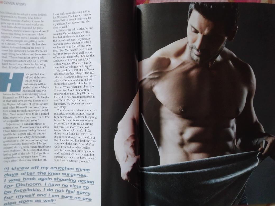 amitzjohn's tweet photo. Revision time 😜
I would always come first in exams if the syllabus is that sexy 😜👍 @TheJohnAbraham The Action Abraham 👊👊
Waiting excitedly for #MumbaiSaga , #Attack , #SMJ2 this year 😍💥
@zmilap
@_SanjayGupta
#JAFan 💙 https://t.co/qzB2qHr1o5