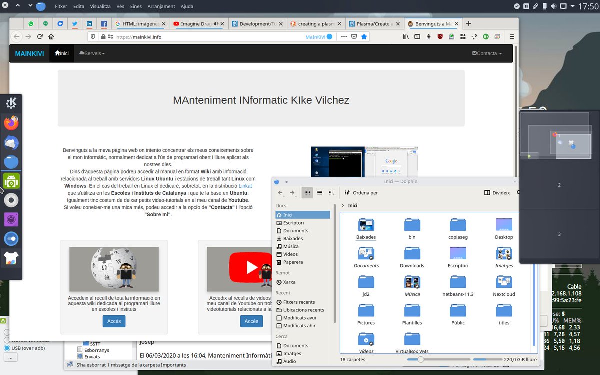 mainkivi's tweet photo. Nuevo escritorio de trabajo #linux #neonkde #kde5 #freetochoice #conky #plasma https://t.co/agZJ8gGw4a