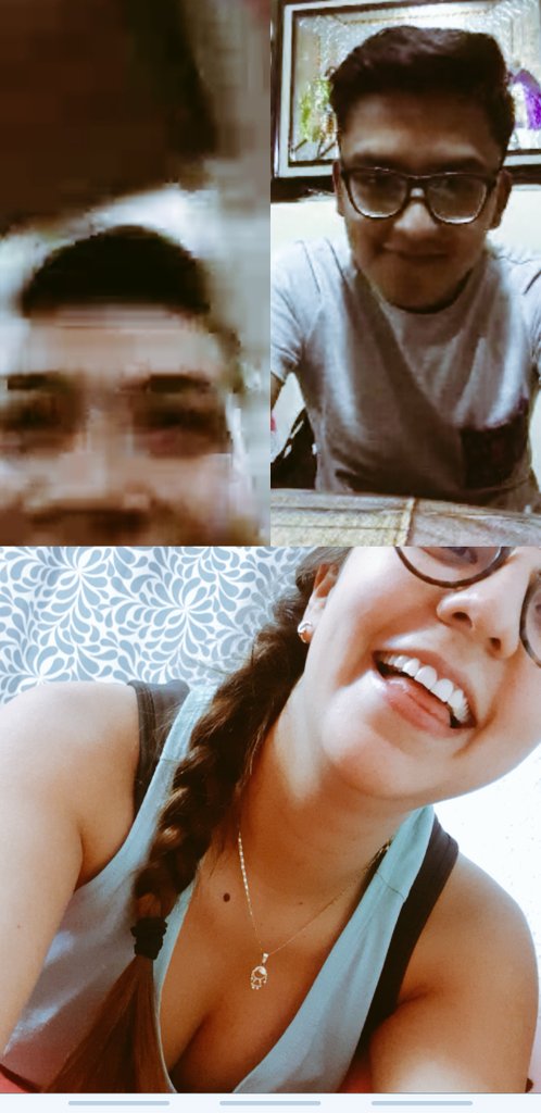Daniieeeliita's tweet photo. Mis amigos y yo prometimos mínimo vernos en nuestros cumpleaños...
Hoy fue el cumpleaños de uno y mínimo hicimos una videollamada 🥺🥺🥺😍😍😍😍
#VoyConEncierro #EnCuarentena https://t.co/4nTgzYfoVL