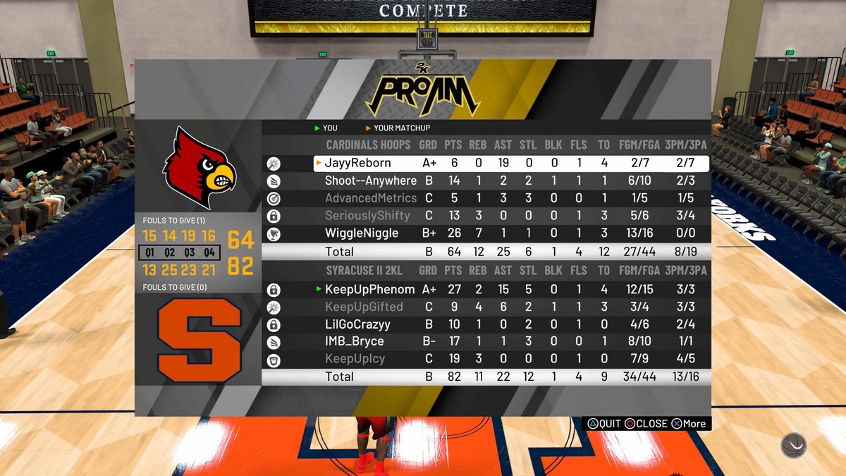 2KKeepUp's tweet photo. NCAA 2K League Pre-Season Tournament Champs🏀🏆. Got me an MVP too🤫🎒@2kNCAALeague @SyracuseNCAA2KL https://t.co/sWKQVvtSOT