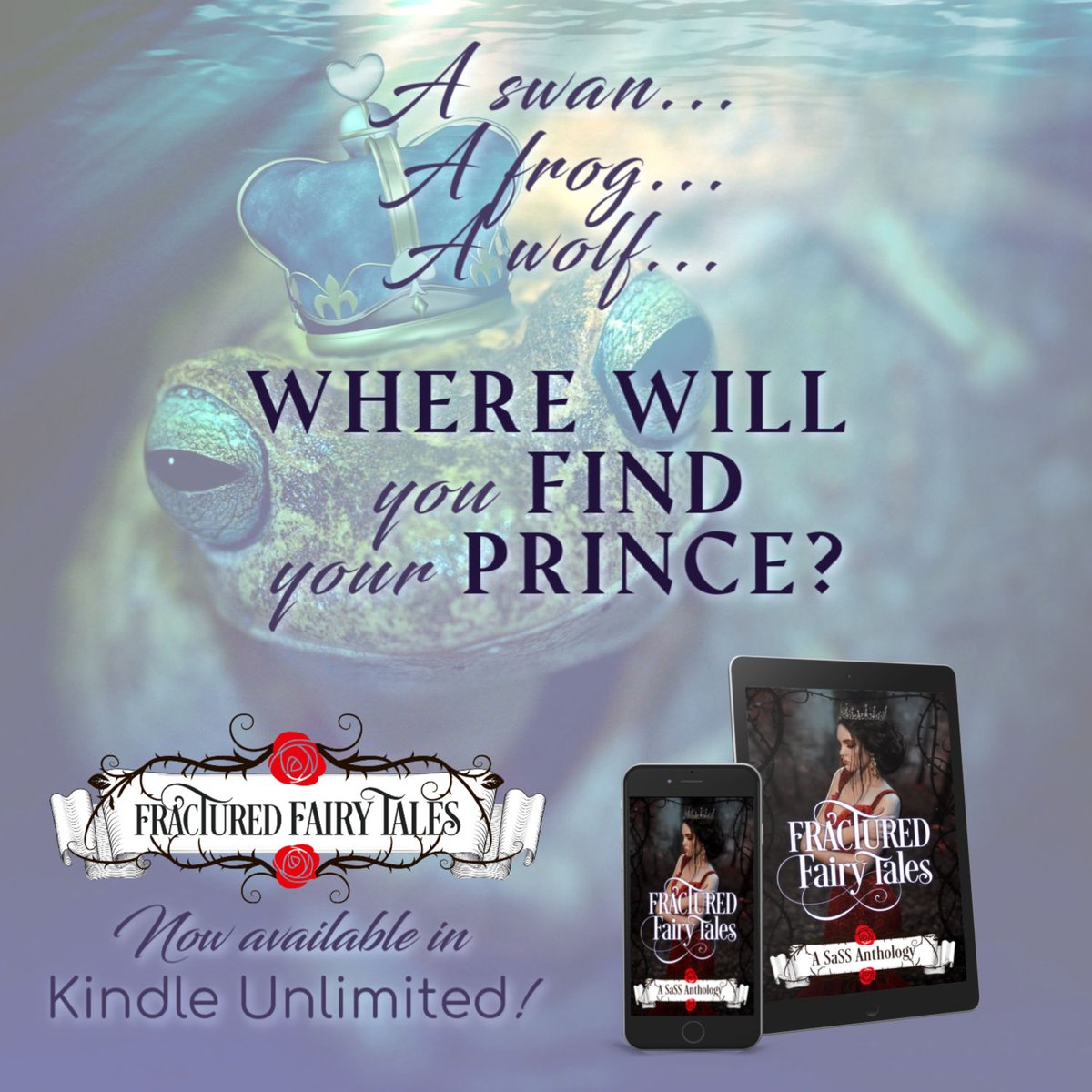 lucii_90's tweet photo. In all the land, let it be known Fractured Fairy Tales is now in Kindle Unlimited! Will you find your happily ever after? One-click and fall under the spell these SaSSy authors weave. #fracturedfairytales #SaSS20 #KU

Amazon: https://t.co/TSzxIpTdLA https://t.co/Ks4mfiOLzs