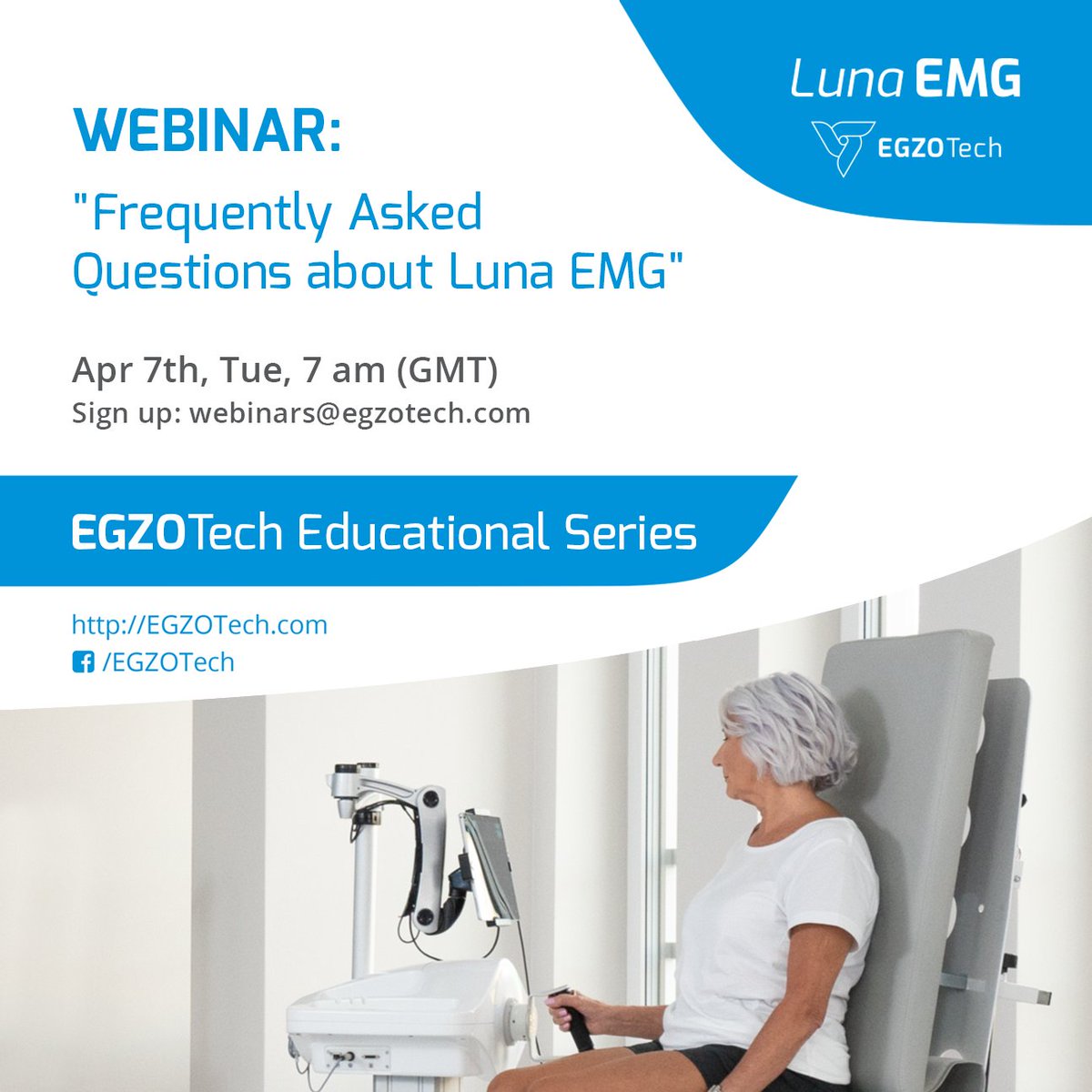 Sign up for the next webinar, which will be April 7.
buff.ly/2xEtYUD

#lunaemg #egzotech #neurorehabilitation