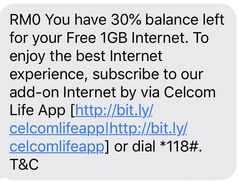 Celcom Nextnormalready Readywithcelcom On Twitter Hi Jfkjohan Kindly Check Your Free 1gb Data From 8am Until 6pm Via Celcom Life Apps Or You May Dial Our Ussd Code Number 118 1 1 For Postpaid
