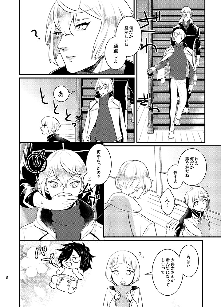 審神者が熱でダウン中に刀剣男士におかしなバグが起こってしまう話
2/8 