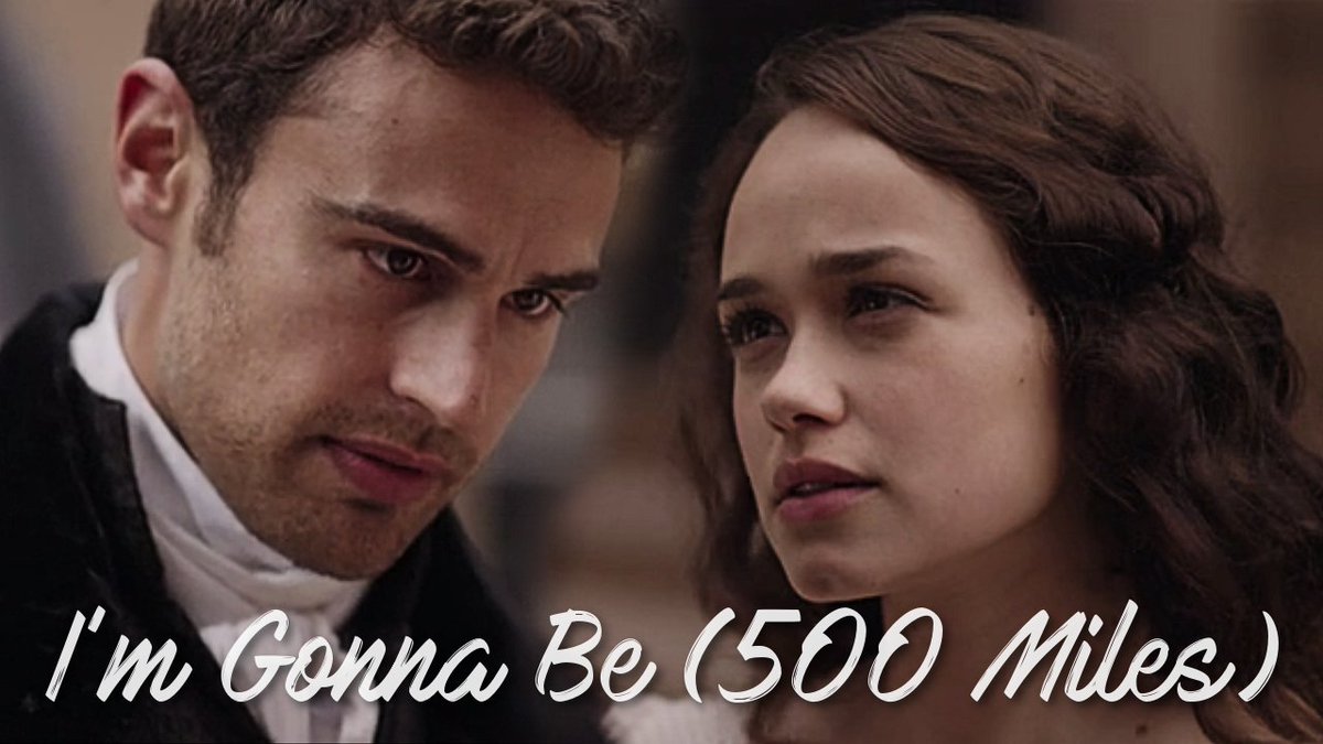 FabiolaSPN's tweet photo. "But I would walk 500 miles..."
I had to use this version 🥰 Also, I wrote a long description. You know me, I write stuff for myself and you read it if you wanna 😅
PS: I know, it's 4:30am.
#Sanditon | Sidney and Charlotte • I'm Gonna Be (500 Miles) https://t.co/F2FGyceYRV https://t.co/dhsEDXfLCX