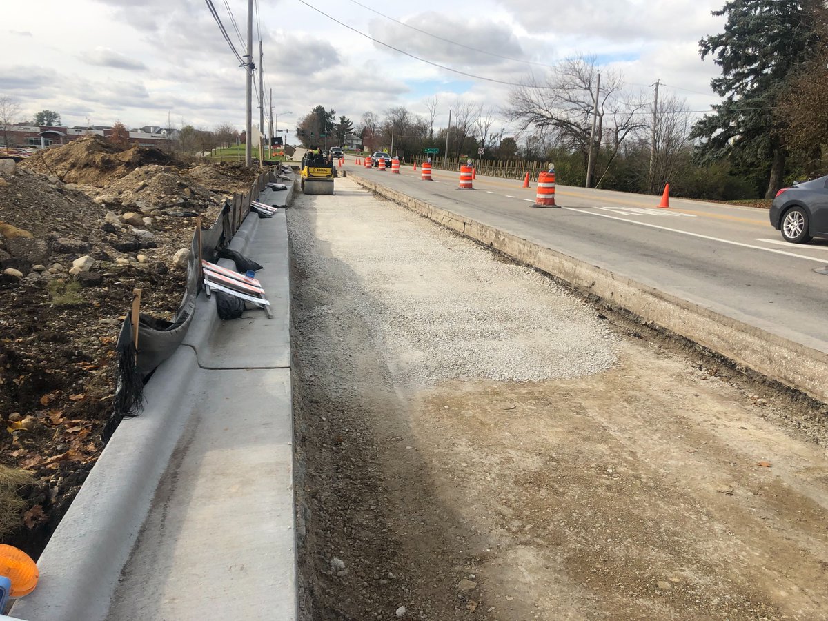TotalPaving's tweet photo. Check out some pictures of our crews hard at work in Batavia on a road extension last year. Our crews can complete projects for you too! Give us a call and we can start planning now. #totalpaving #totalpavingandbrick #Illinois #roadextension #turnlane #municiplepaving #idotcu ... https://t.co/txZlo5Np6G
