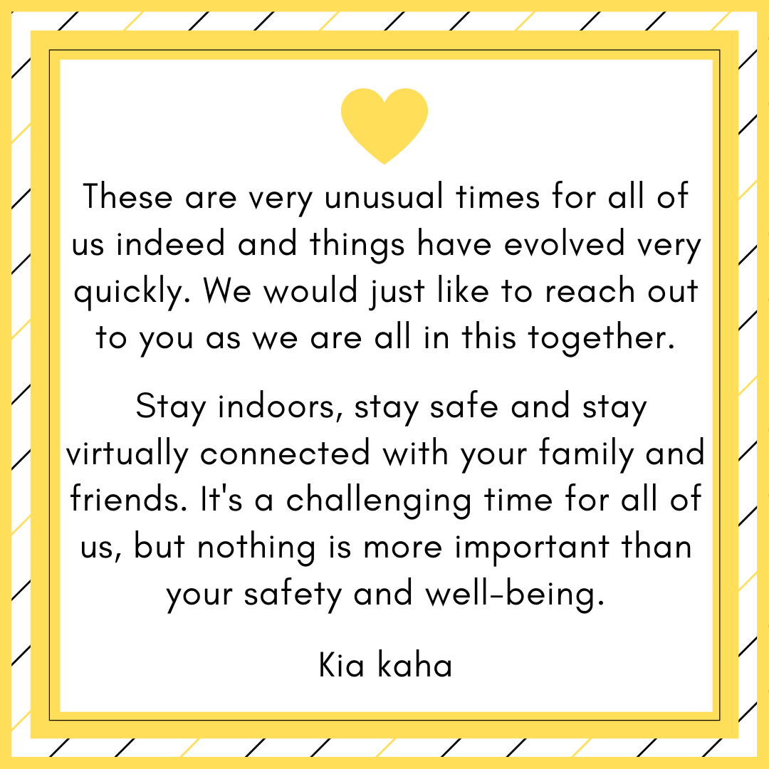 intern_nzoz's tweet photo. The current situation around Covid-19 has undoubtedly affected all of us. Our thoughts are with the people who have been affected by this unprecedented event and all those who are working on the front line to help contain this virus. #StaySafe #WereInThisTogether 💛 https://t.co/PG7KBLnSeK