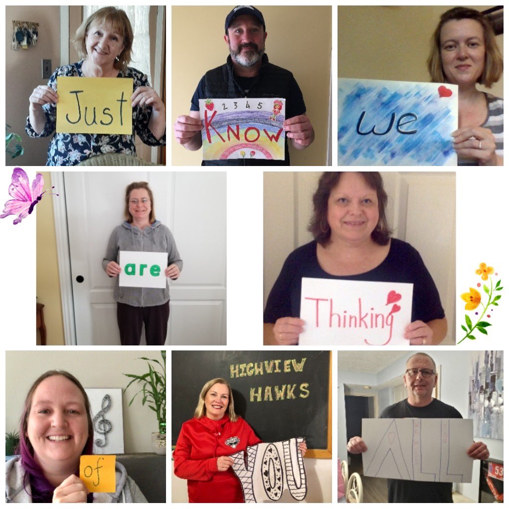 A message to our Highview Hawks out there!