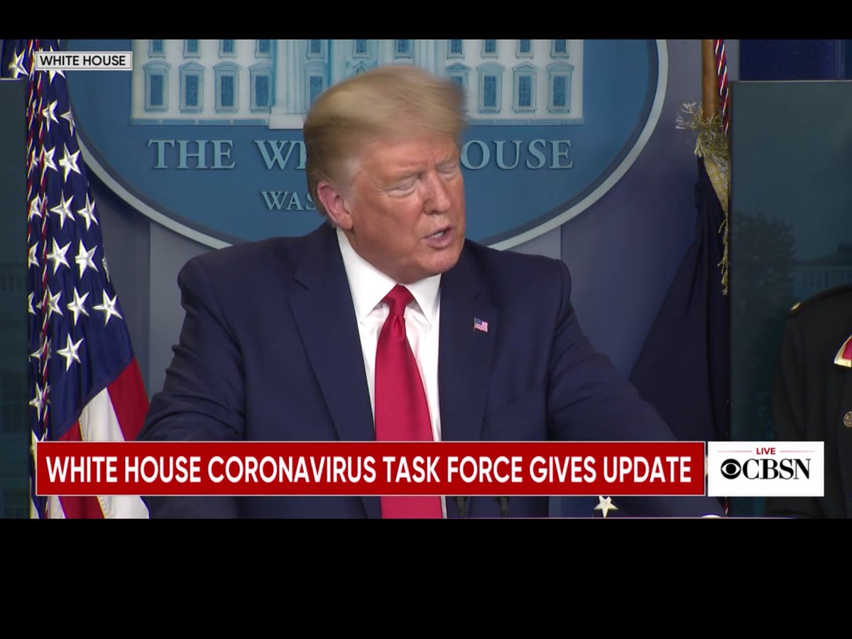 1/ 今日のトランプの会見を一言でまとめると、

トランプでさえ分かった、

だろう。これはCNNのトランプ煽り番の言葉。それくらい彼のトーンが今までと全く違った。

美しいイースターの集まりを語っていたトランプが、15日間のSocial Distancing をさらに30日間延長すると発表した。