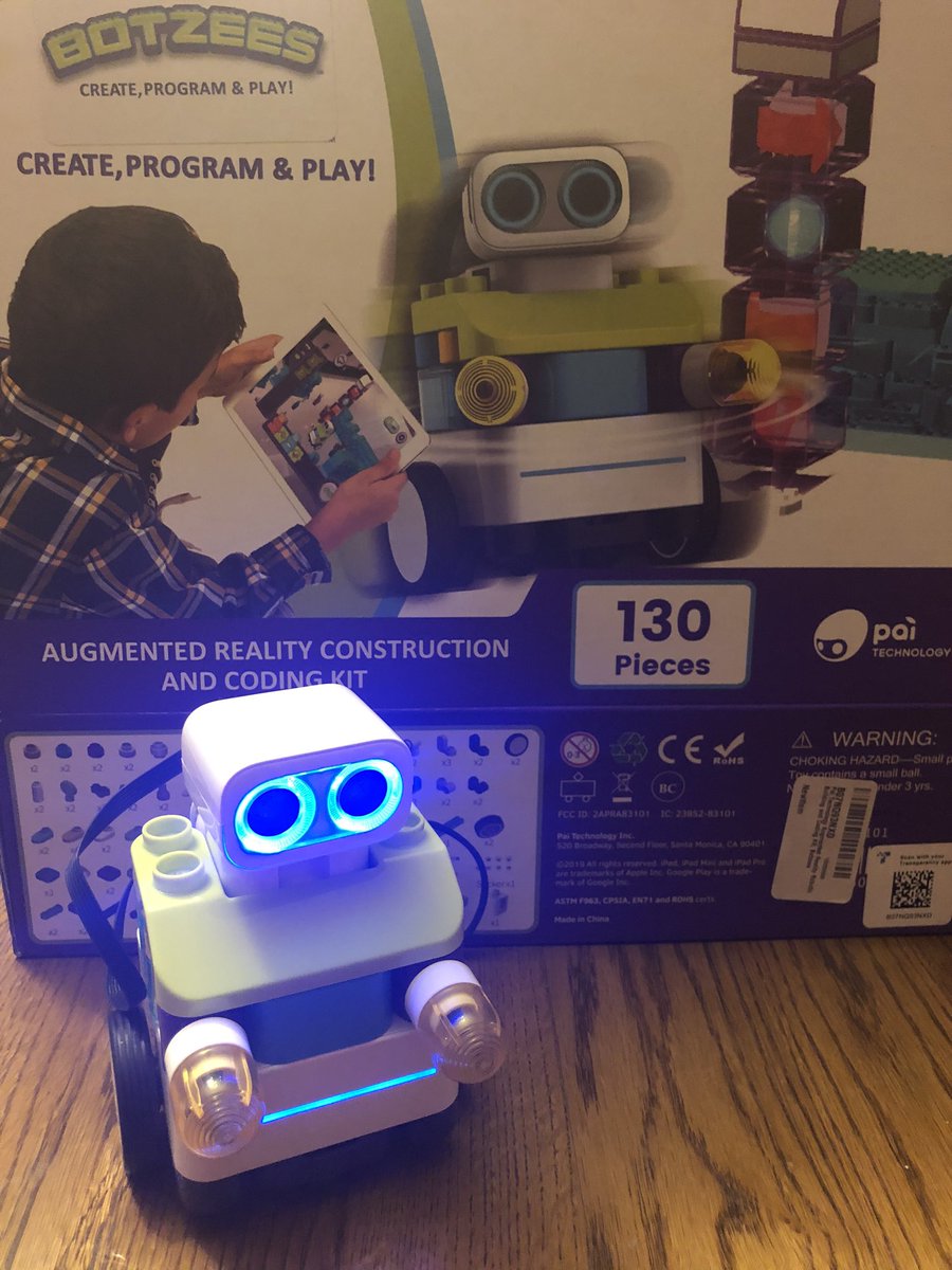 jsharbin1's tweet photo. Meet the newest addition to our STEAM Labs, #Botzees! I canβt wait to teach you all how to use this Augmented Reality Construction & Coding Kit when we return to school! Thanks @Tryazon and @PaiTechnology for this amazing opportunity for our BBCES students! @TCBOE #Coding #STEAM https://t.co/2IhpYG1utu