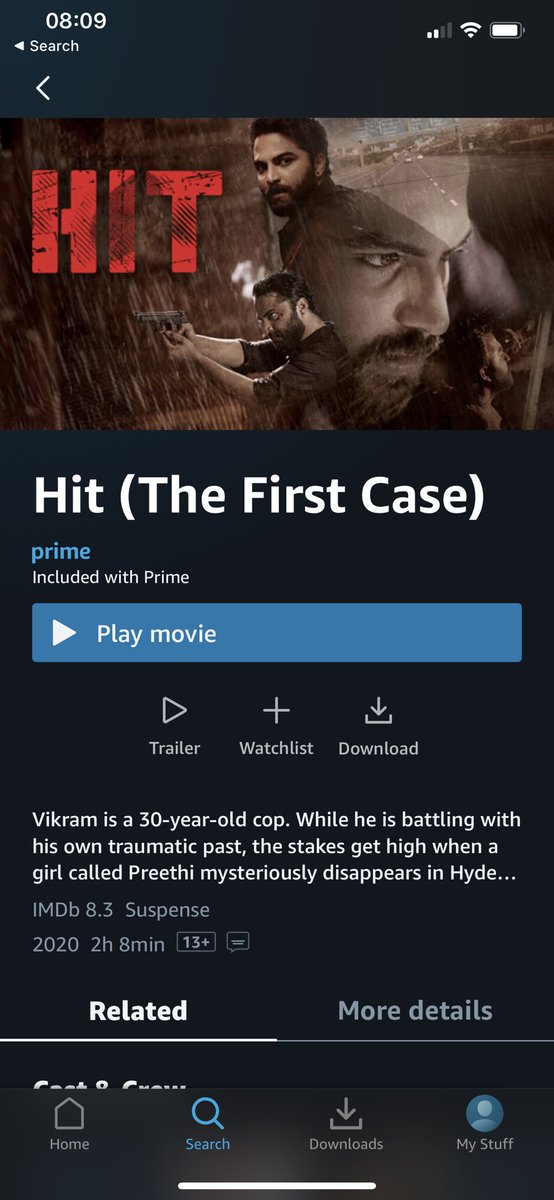 #HitMovie is on @PrimeVideoIN now. A decent thriller and worth a watch on Amazon Prime!! 👍

My review: idlebrain.com/movie/archive/…