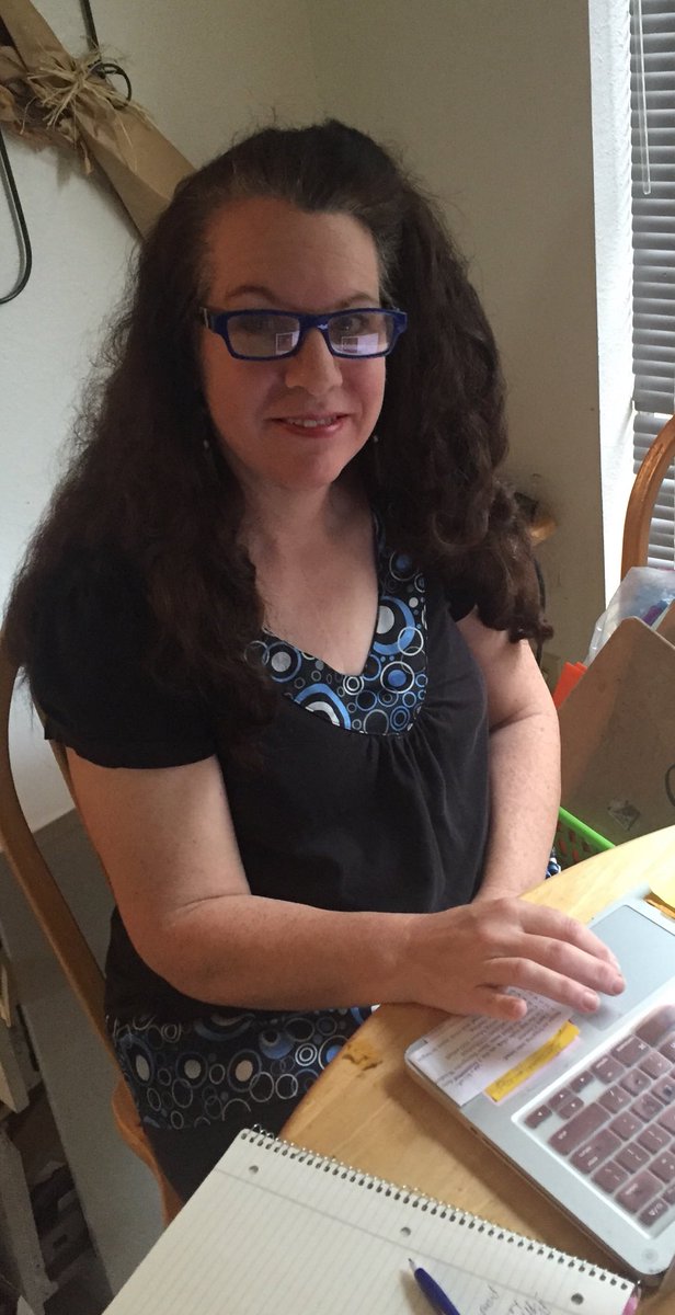 MsLYoungElem's tweet photo. Ms. Young participating in an on-line faculty meeting using Zoom! https://t.co/rkei4evmgM