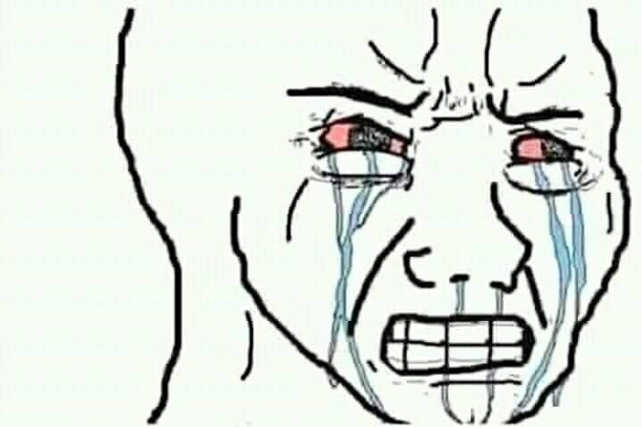 Wojak рыдает. Рейдж фейс. Тролль плачет. Плачущие мемы. Мем лицо плачет.