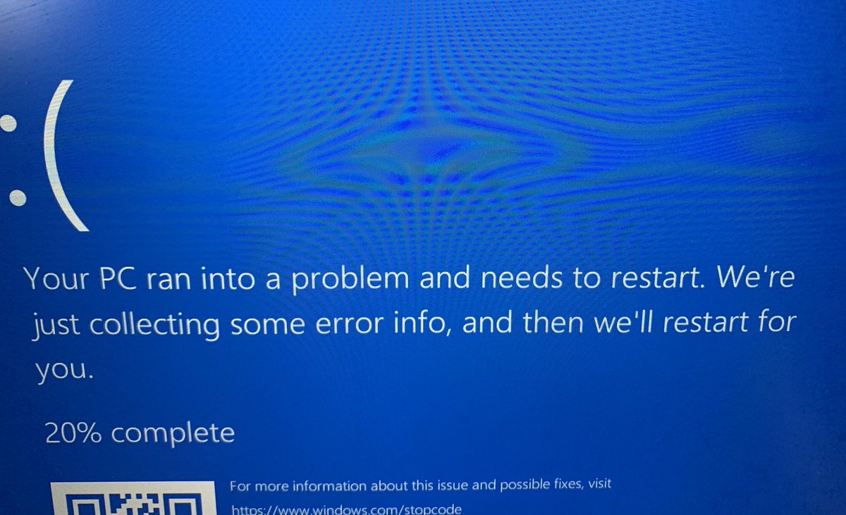 Day 13/30(?) of school closure.One image that represents how the entire day went.(Stay strong y’all. Even when you’re blessed, it can be hard. Some days are just BSOD days.)