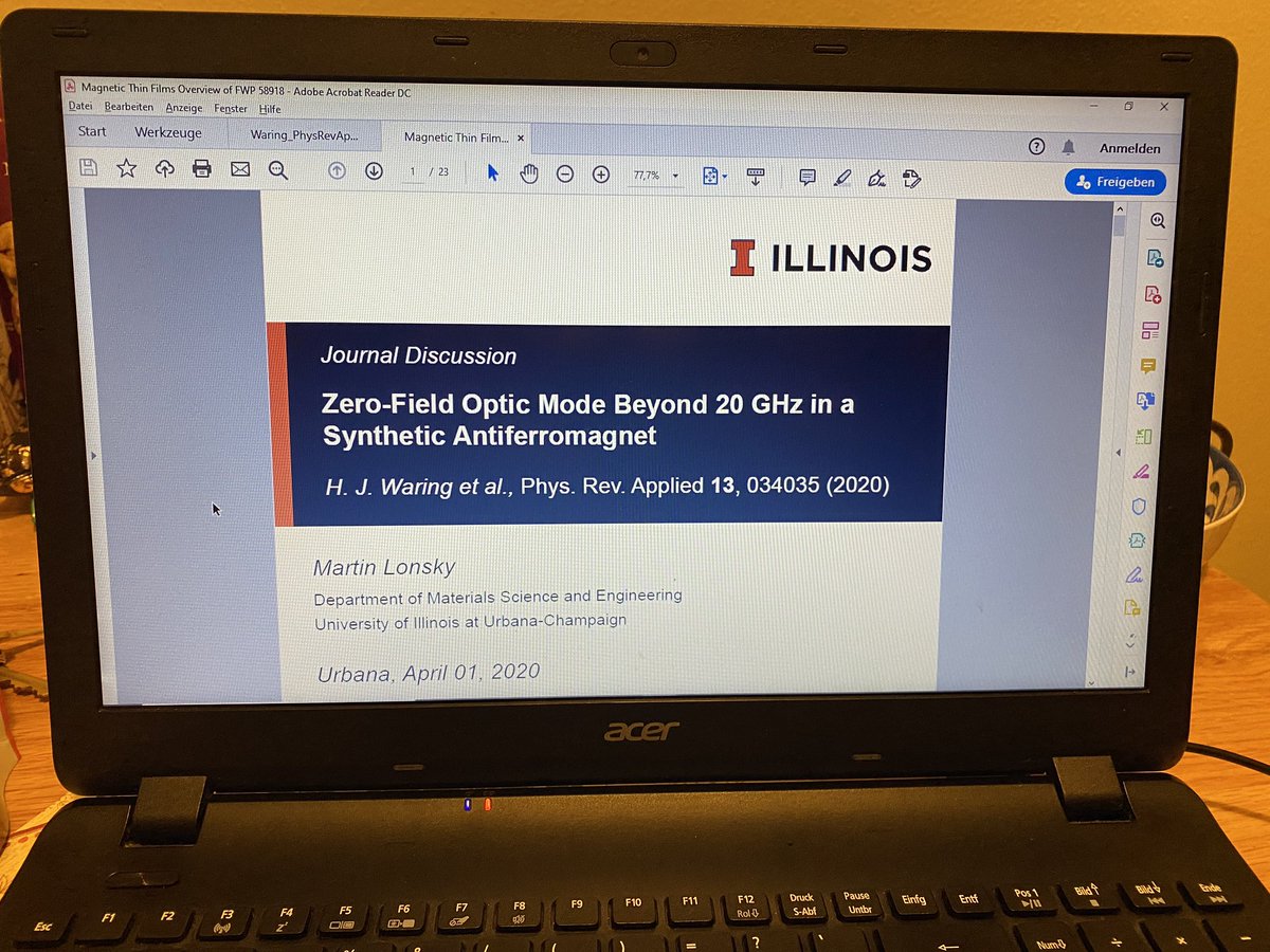 drmartinlonsky's tweet photo. Preparing for my very first online presentation (via Zoom) tomorrow. Trying to make the best of the current situation and looking forward to this experience! #COVID19 #StayAtHome #workfromhome #wfh @IllinoisMatSE @MRLatIllinois https://t.co/KVK6K2JhyE