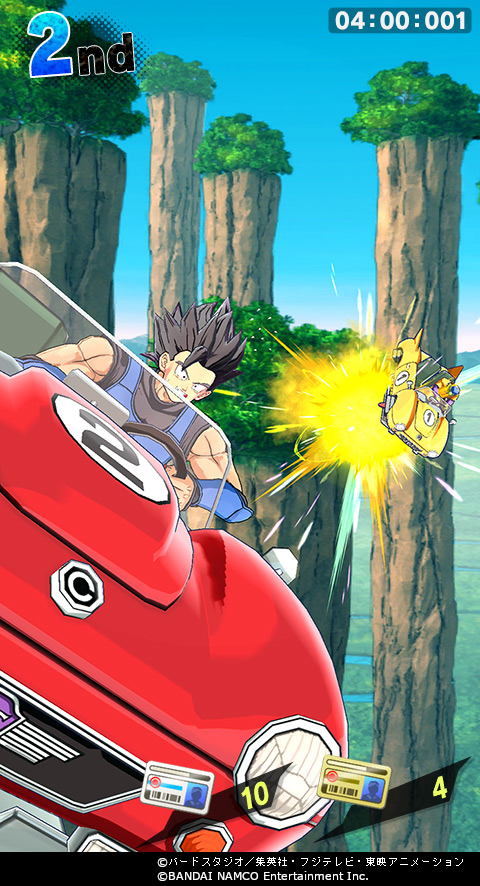 ドラゴンボール レジェンズ公式 続き ライバルは舌なめずりをしながら キミの免許証を狙っているぞ キミの猛烈なスタートダッシュに試験官もハンコを突かざるを得ないようだ ライバルからブン取ったパーツで教習カーを思うままにカスタマイズし