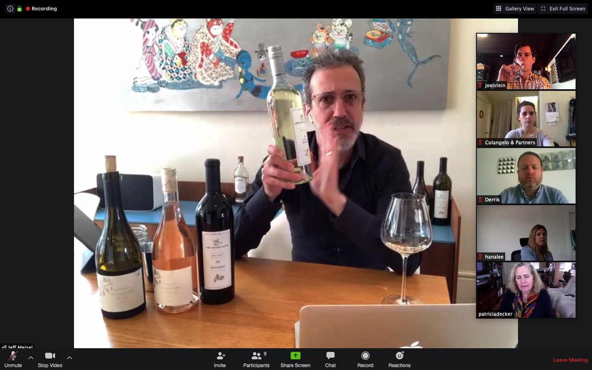 thejoelstein's tweet image. While medical professionals, food providers &amp;amp; emergency workers do real work, mine is as unimportant as ever. My swirling of @longmeadowranch's amazing, non-fruit-bomb cabernet sauvignon is near professional during their virtual wine tasting. #longmeadowranch #napavalley