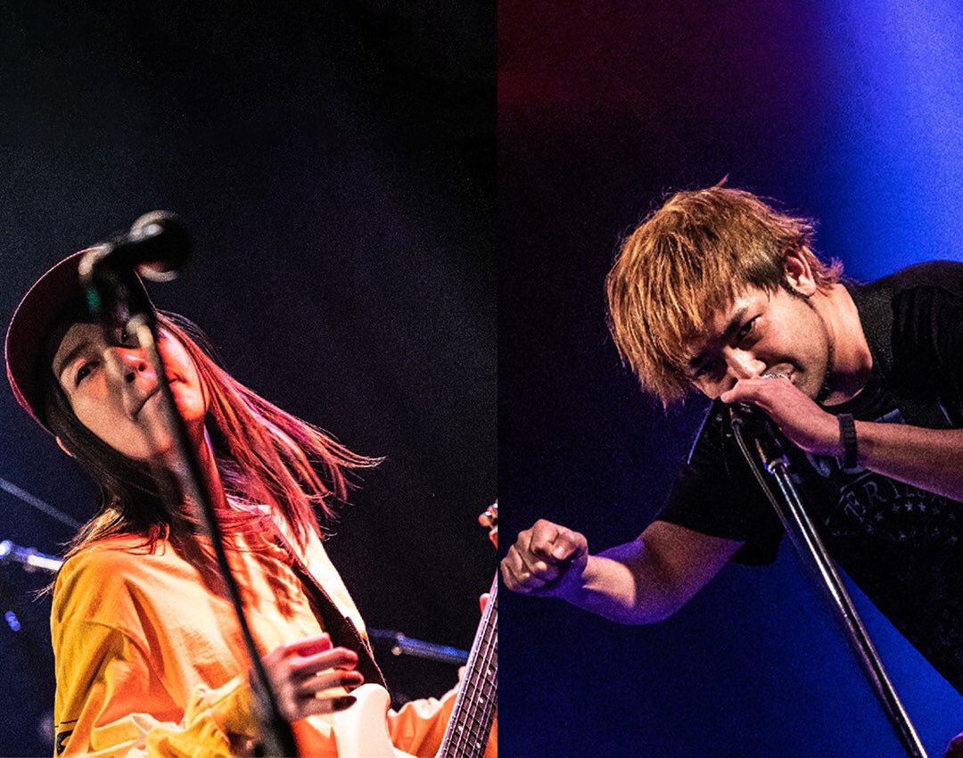 Peavey_JP's tweet photo. 【PeaveyJapanアーティスト情報】

必殺哀愁激情系メロディックパンクロックバンド fatever @fatever_info のスズさん(右) @fateverszsn とサチさん(左) @sachifatever がPeaveyJapanアーティストに加わりました！共にPeaveyを盛り上げていきますので、よろしくお願いします🤘🤘
#Peavey #PeaveyJapan https://t.co/JOQ4OB11fP