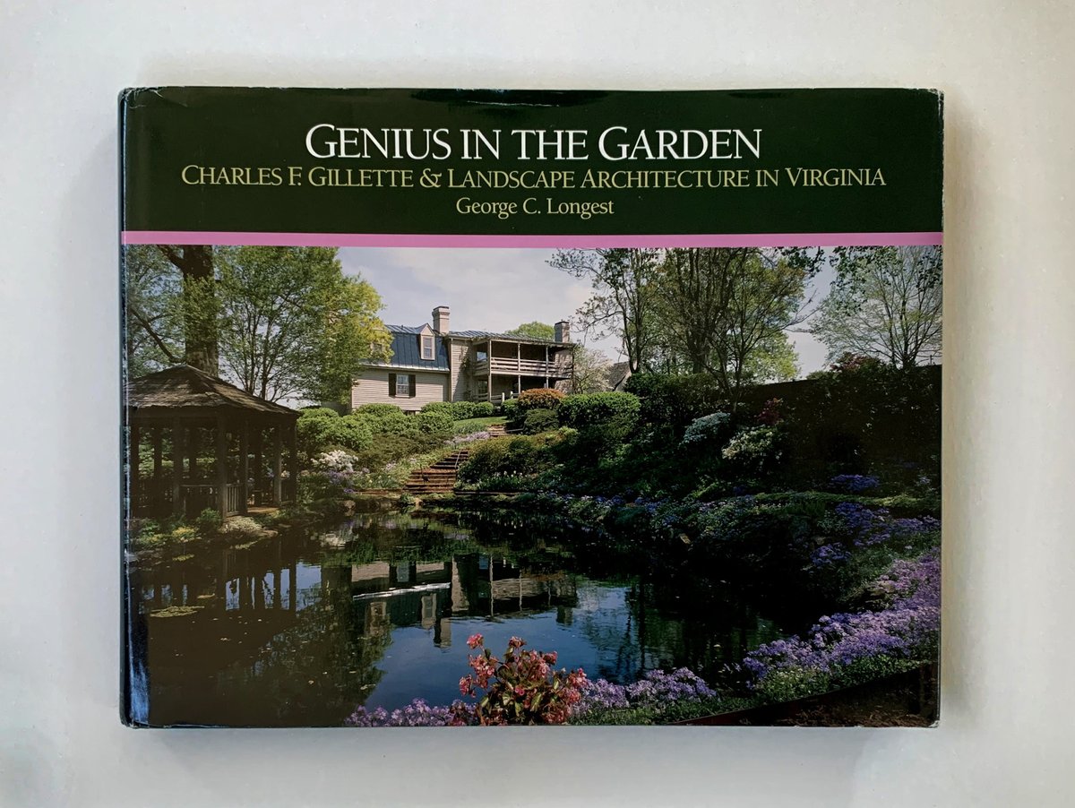 Landscape architect Charles Gillette completed nearly 800 projects over the course of his long career.  George C. Longest's book "Genius in the Garden" profiles Gillette and his work. Take a look at our review and learn more!
architecturerichmond.com/2020/04/01/boo…