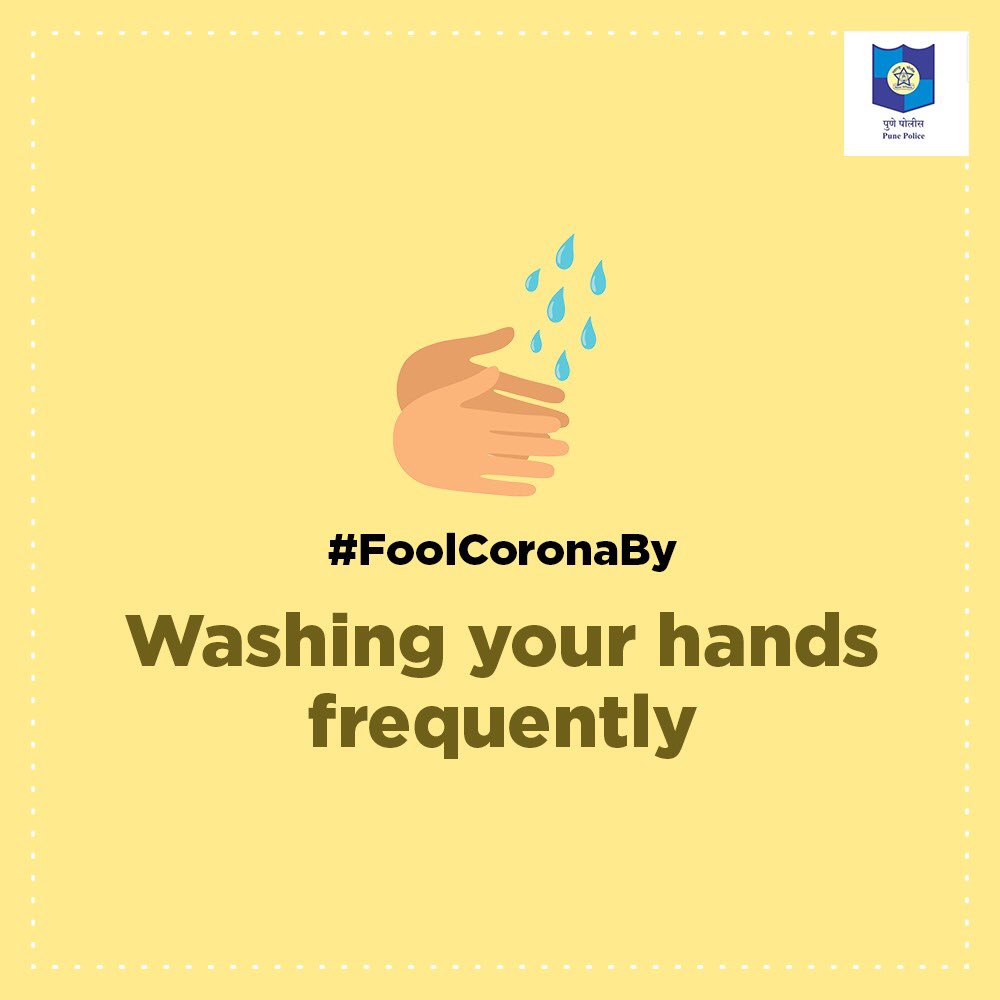 J_Rohra's tweet photo. RT @CPPuneCity: This #AprilFoolsDay, let’s play a prank on Coronavirus. This April Fools Day, let’s #FoolCoronaBy taking these simple steps.@AUThackeray @AjitPawarSpeaks @DGPMaharashtra @AnilDeshmukhNCP @CMOMaharashtra https://t.co/PDqAPslvgI