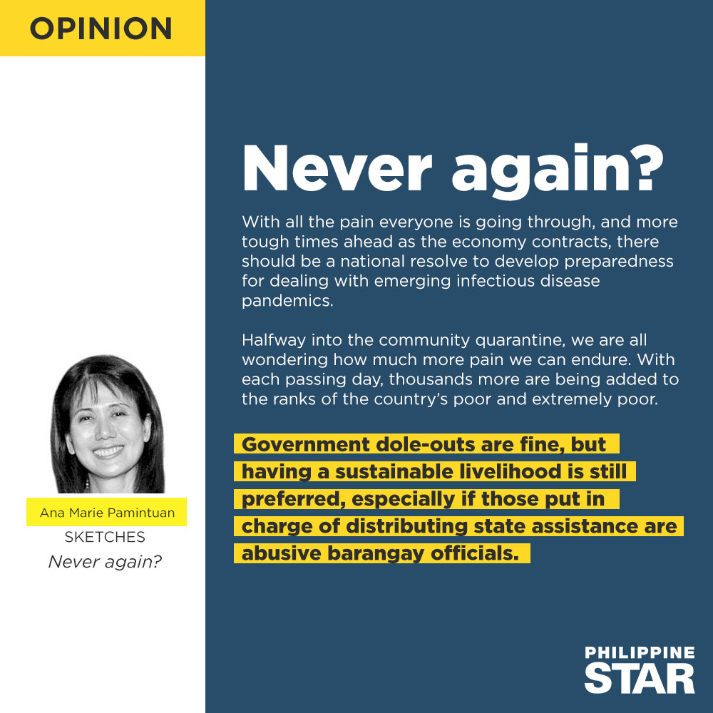 PhilippineStar's tweet photo. OPINION: A common sentiment is that if people don’t die of coronavirus disease 2019 or COVID-19, they will die of hunger.
https://t.co/9oXWrTWMaH https://t.co/AVu3QEMwkO
